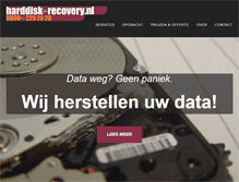 Tablet Screenshot of harddisk-recovery.nl